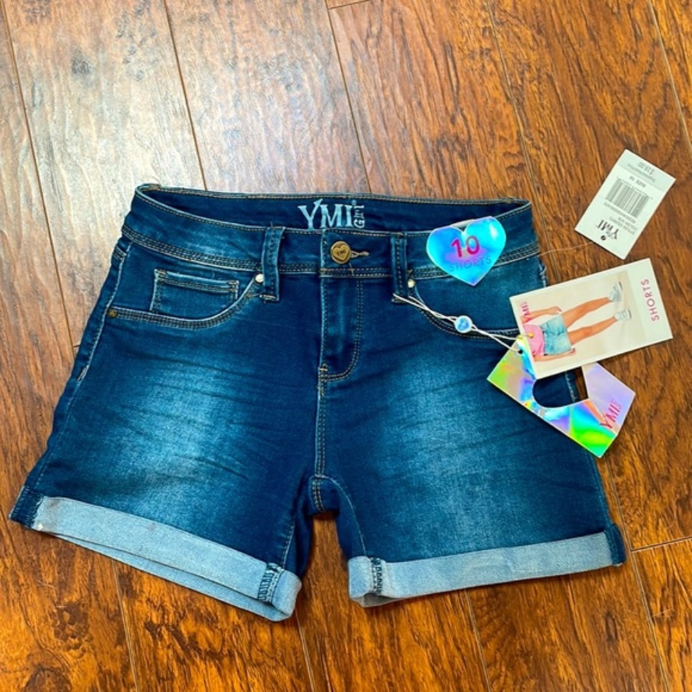 Jean shorts - girls size 10 - Stretchy Jean Shorts
